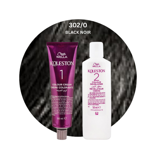 Wella Koleston Hair Color 302/0 Black Noir