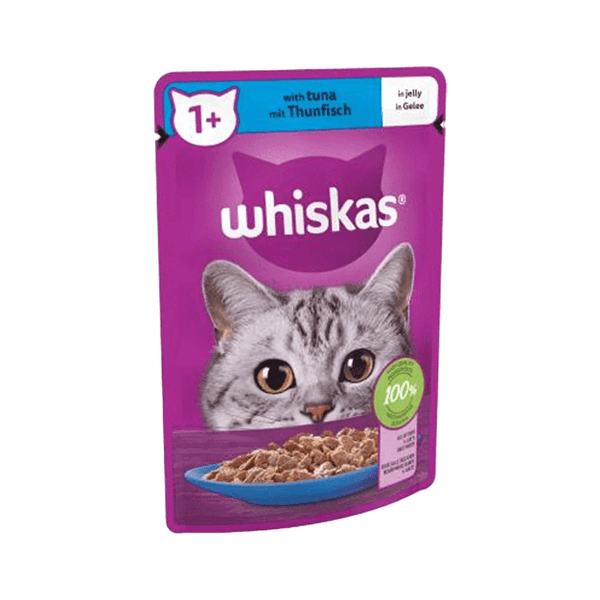 Whiskas Cat Food Tuna Flavour Jelly 85g