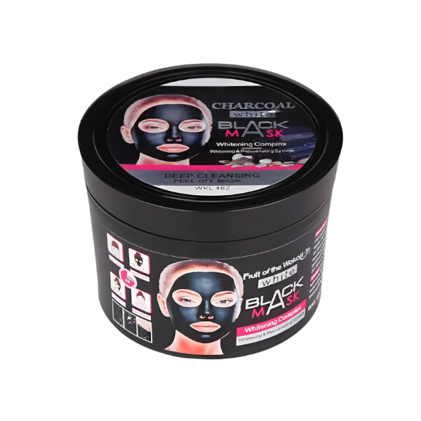 Wokali Charcoal White Deep Cleansing Black Mask 300ml