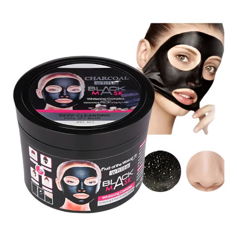 Wokali Charcoal White Deep Cleansing Black Mask 300ml