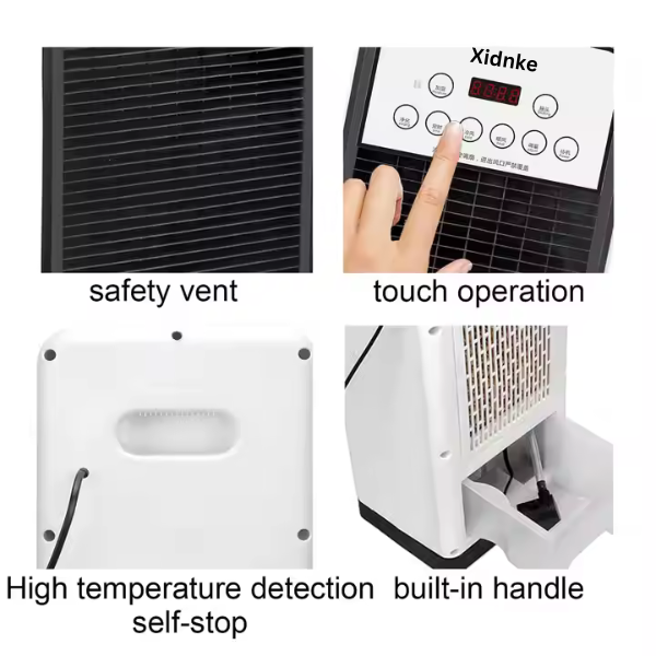 Xldnke Heating & Cooling Heater 1800W-60W