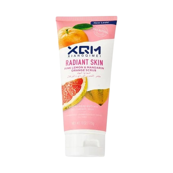 Xqm Radiant Skin Pink Lemon & Mandarin Orange Scrub 170g