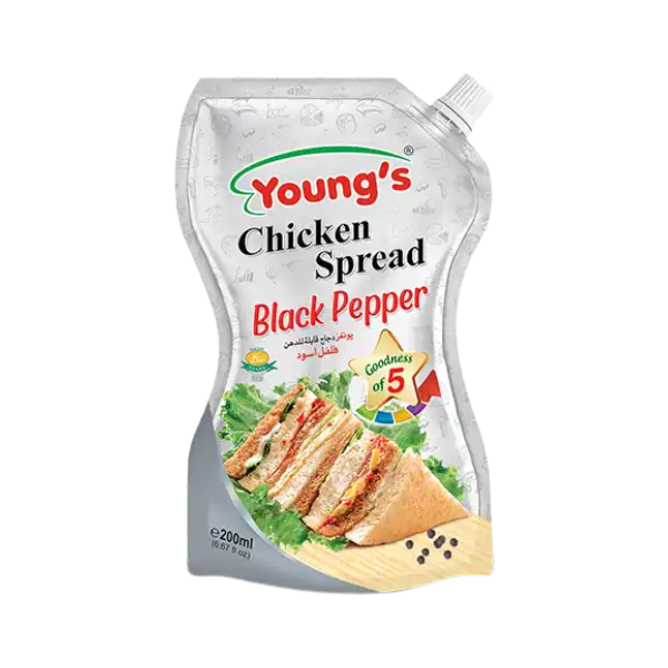 Young's Black Pepper Chicken Spread 200ml