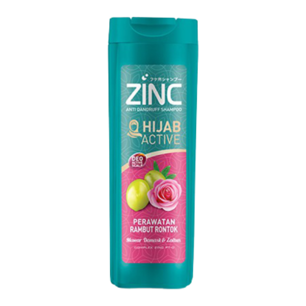 Zinc Anti Dandruff Hijab Active Shampoo 340ml