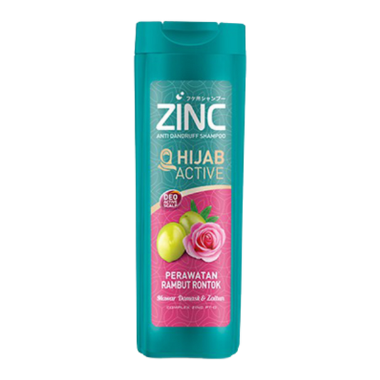 Zinc Anti Dandruff Hijab Active Shampoo 340ml