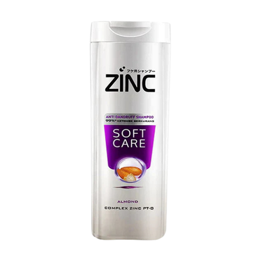 Zinc Anti Dandruff Shampoo Soft Care Almond 340ml