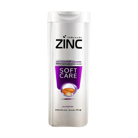 Zinc Anti Dandruff Shampoo Soft Care Almond 340ml