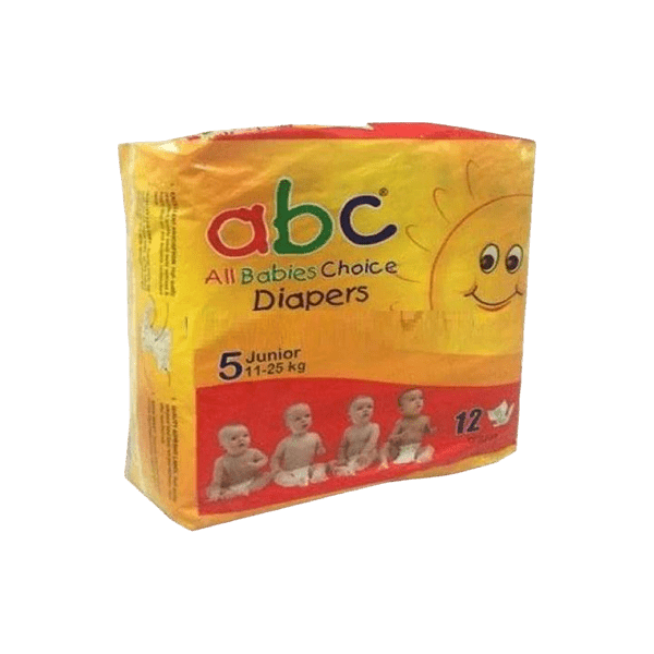 ABC DIAPERS JUNIOR 5 11-25KG 48PCS - Nazar Jan's Supermarket