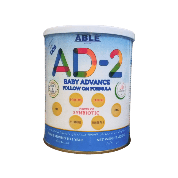 ABLE BABY ADVANCE FOLLOW ON FORMULA DA-2 400G - Nazar Jan's Supermarket