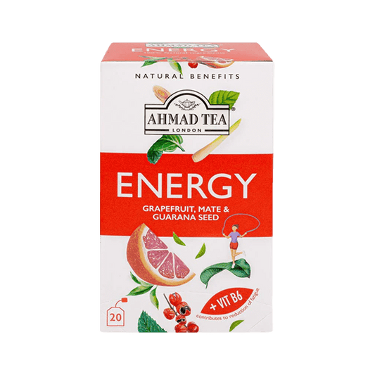 AHMAD TEA ENERGY GRAPEFRUIT, MATE & GUARA SEED 20PCS - Nazar Jan's Supermarket