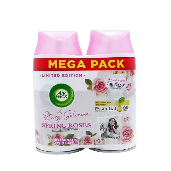 AIR WICK SPRING ROSES MEGA PACK TWIN REFILL 250ML - Nazar Jan's Supermarket