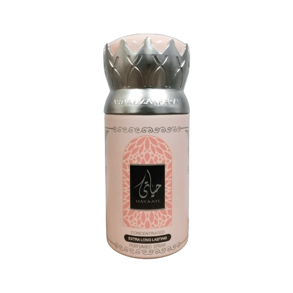 AL ZAAFARAN HAYAATI BODY SPRAY 250ML - Nazar Jan's Supermarket