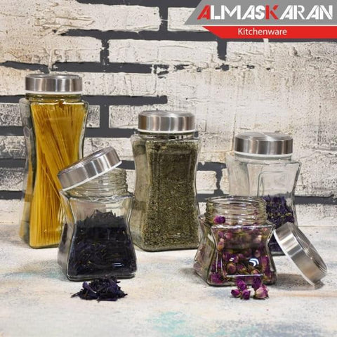 ALMAS KARAN GLASS JAR SIZE 1 - Nazar Jan's Supermarket