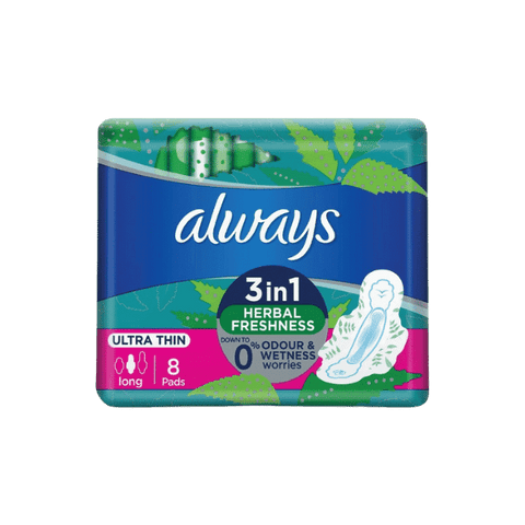 ALWAYS ULTRA THIN LONG 8 PADS - Nazar Jan's Supermarket