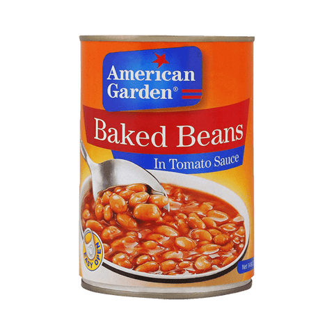 AMERICAN GARDEN BAKED BEANS TOMATO SAUCE 420GM - Nazar Jan's Supermarket