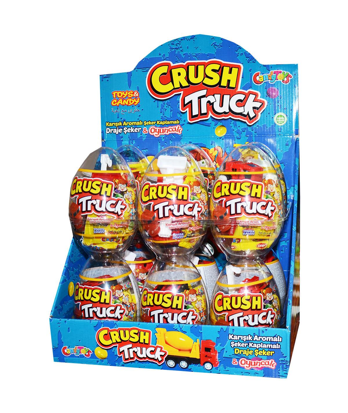 ARAS CRUSH TRUCK SURPRISE EGG & CANDY 20GM - Nazar Jan's Supermarket
