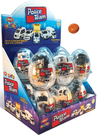 ARAS POLICE TEAM SURPRISE EGG - Nazar Jan's Supermarket