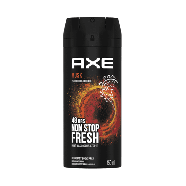 AXE MUSK PATCHOULI & FOUGERE BODY SPRAY 150ML - Nazar Jan's Supermarket