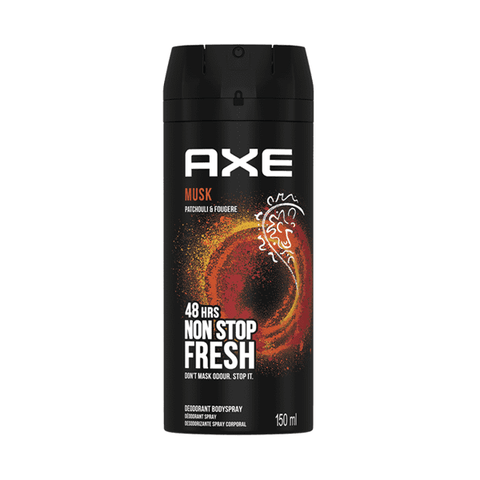 AXE MUSK PATCHOULI & FOUGERE BODY SPRAY 150ML - Nazar Jan's Supermarket