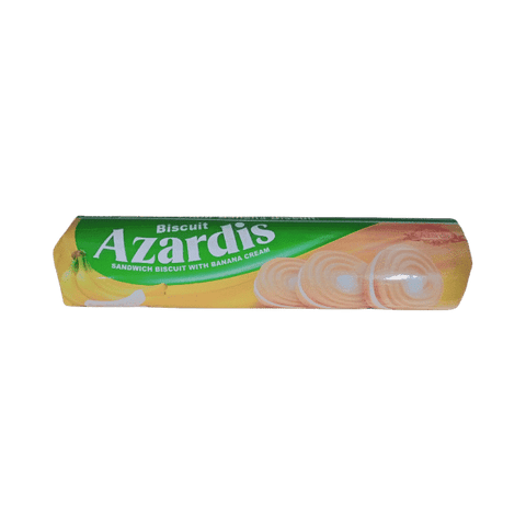 AZARDIS SANDWICH BISCUIT WITH BANANA CREAM 120G - Nazar Jan's Supermarket