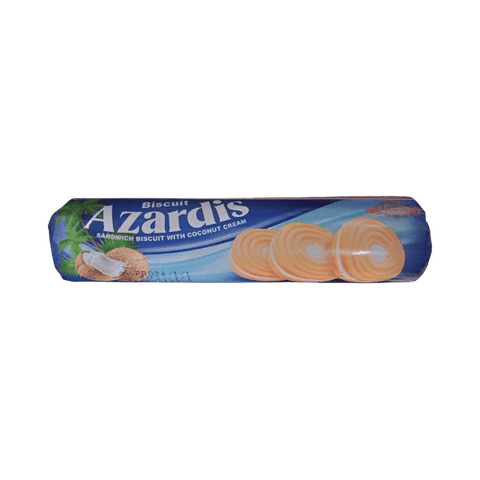 AZARDIS SANDWICH BISCUIT WITH COCONUT CREAM 120G - Nazar Jan's Supermarket