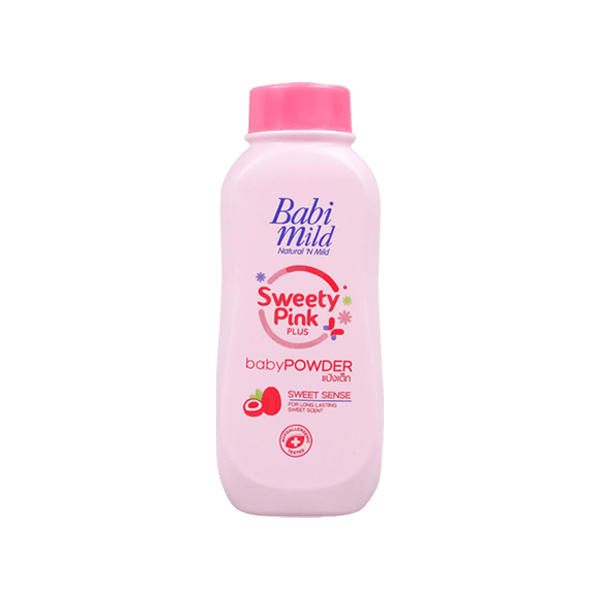 BABI MILD BABY POWDER SWEETY PINK PLUS 160G - Nazar Jan's Supermarket