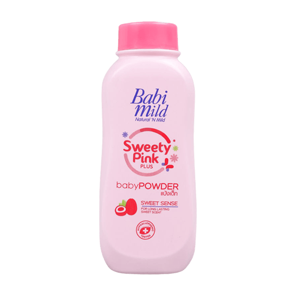 BABI MILD BABY POWDER SWEETY PINK PLUS 350G - Nazar Jan's Supermarket