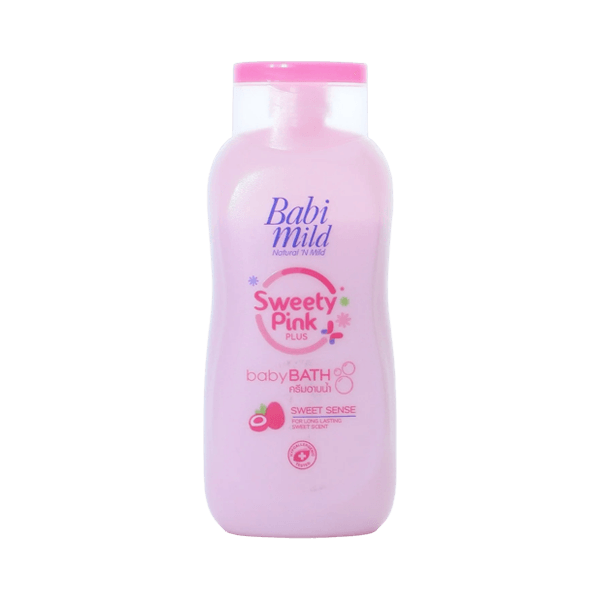 BABI MILD SWEETY PINK PLUS BABY BATH 180ML - Nazar Jan's Supermarket