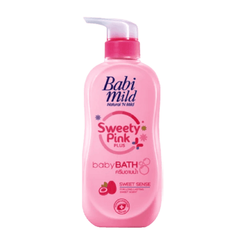 BABI MILD SWEETY PINK PLUS BABY BATH 500ML - Nazar Jan's Supermarket