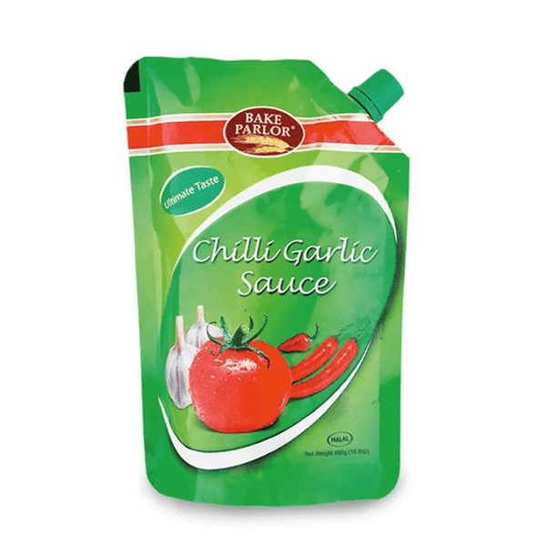 BAKE PARLOR CHILLI GARLIC SAUCE POUCH 400G - Nazar Jan's Supermarket