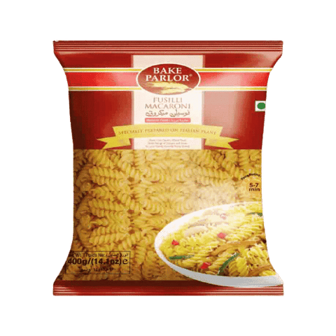 BAKE PARLOR FUSILLI MACARONI 400GM - Nazar Jan's Supermarket