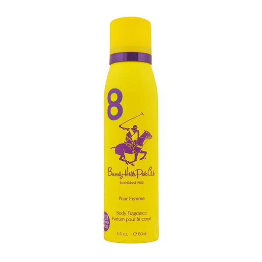 BEVERLY HILLS POLO CLUB POUR FEMME NO 8 BODY SPRAY 150ML - Nazar Jan's Supermarket