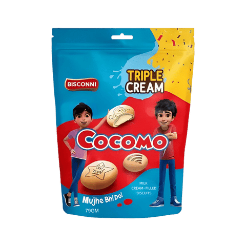 BISCONNI COCOMO BISCUITS TRIPLE CREAM 79GM - Nazar Jan's Supermarket