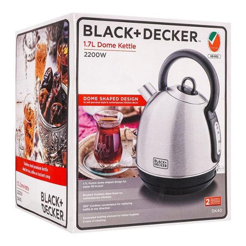 BLACK & DECKER DOME KETTLE 1.7LTR DK40 - Nazar Jan's Supermarket