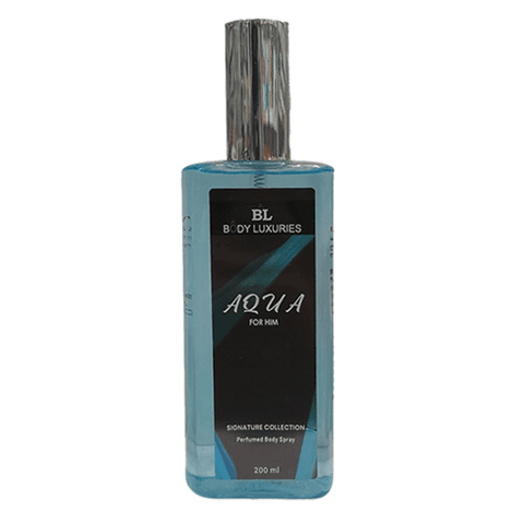 BODY LUXURIES AQUA PERFUMED BODY SPRAY 200ML - Nazar Jan's Supermarket