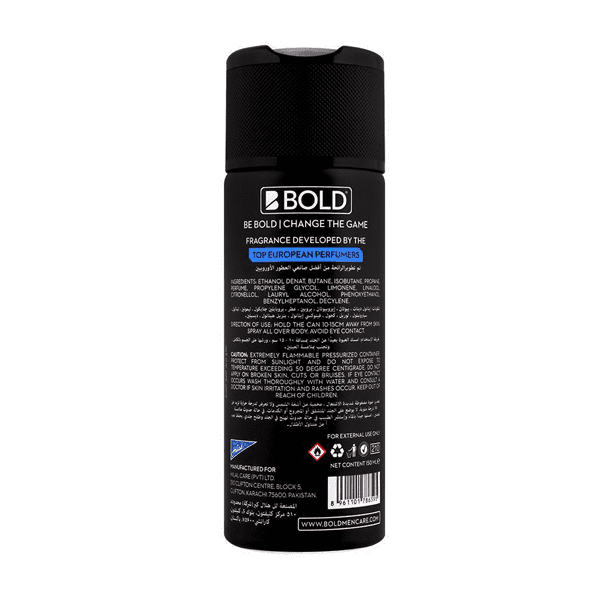 BOLD INFINITY DEODORANT BODY SPRAY 150ML – Nazar Jan's Supermarket
