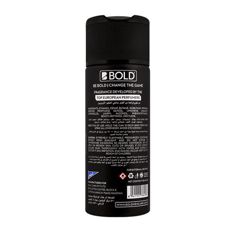 BOLD INTENSE DEODORANT BODY SPRAY 150ML - Nazar Jan's Supermarket