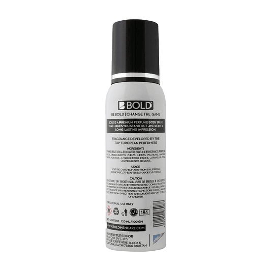 BOLD PURE BODY SPRAY 120ML - Nazar Jan's Supermarket