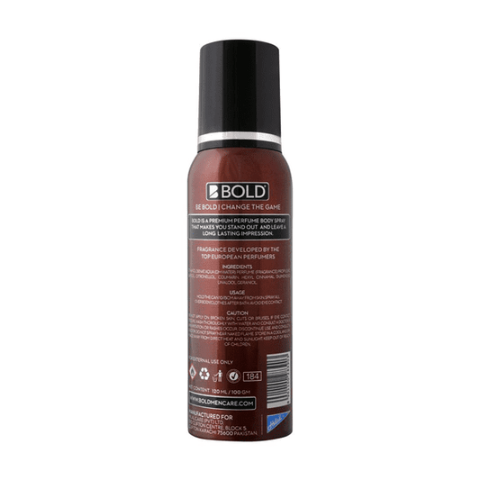 BOLD VINTAGE BODY SPRAY 120ML - Nazar Jan's Supermarket