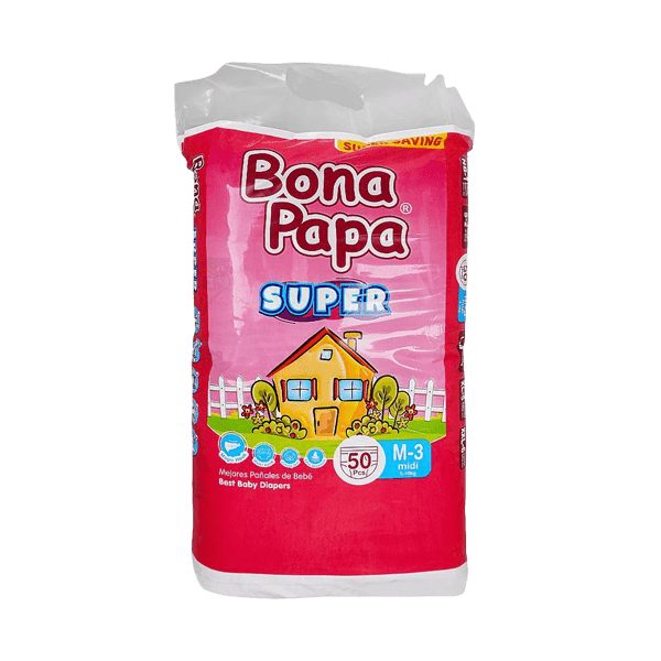 BONA PAPA SUPER M-3 MIDI 5-10 KG 50PCS - Nazar Jan's Supermarket