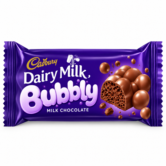 Cadbury Dairy Milk Bubbly single packet 9g
