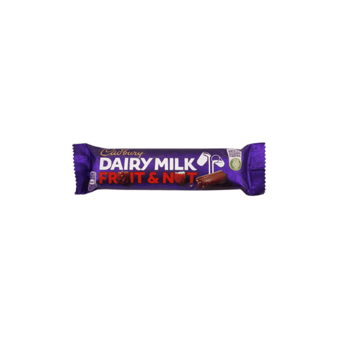 CADBURY DAIRY MILK FRUIT & NUT CHOCOLATE 49G - Nazar Jan's Supermarket