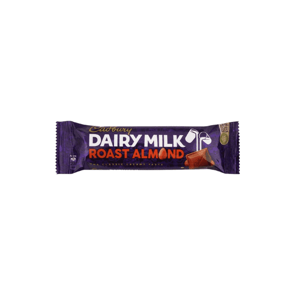 CADBURY DAIRY MILK ROAST ALMOND CHOCOLATE 38G - Nazar Jan's Supermarket