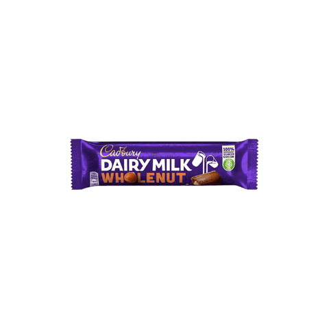 CADBURY DAIRY MILK WHOLE NUT CHOCOLATE 45G - Nazar Jan's Supermarket