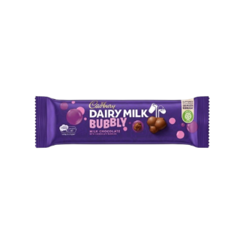 Cadbury Dairy Milk Bubbly – 9g, Pack of 24 (1x24)