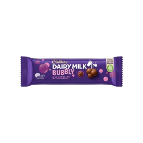 Cadbury Dairy Milk Bubbly – 9g, Pack of 24 (1x24)