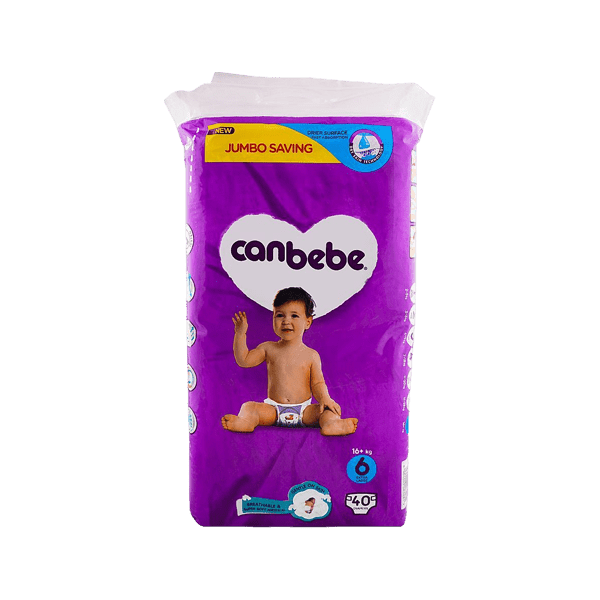 CANBEBE DIAPERS EXTRA LARGE 6 - 40 DIAPERS - Nazar Jan's Supermarket