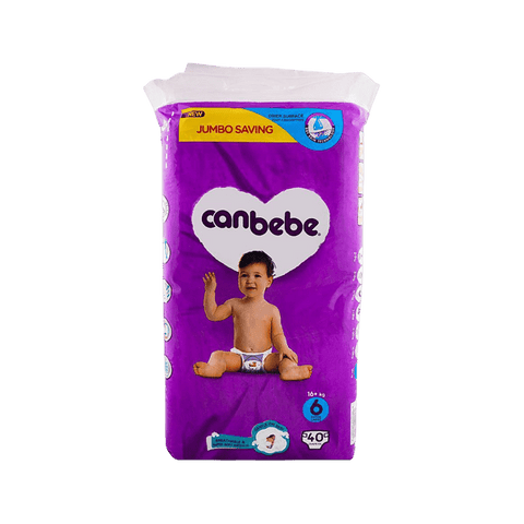 CANBEBE DIAPERS EXTRA LARGE 6 - 40 DIAPERS - Nazar Jan's Supermarket