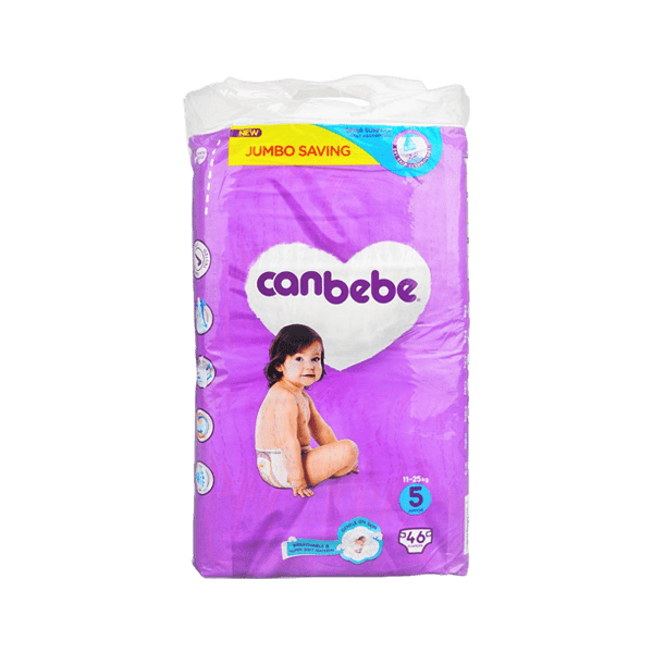 CANBEBE DIAPERS JUNIOR 5 - 46 DIAPERS - Nazar Jan's Supermarket