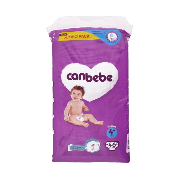 CANBEBE DIAPERS MAXI 4+ - 46 DIAPERS - Nazar Jan's Supermarket